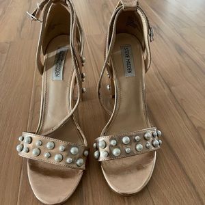 Steve Madden heels with pearls